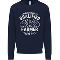 This Is What a Qualified Farmer Looks Like Mens Sweatshirt Jumper Navy Blue