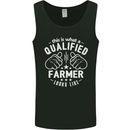 This Is What a Qualified Farmer Looks Like Mens Vest Tank Top Black