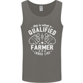 This Is What a Qualified Farmer Looks Like Mens Vest Tank Top Charcoal