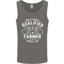 This Is What a Qualified Farmer Looks Like Mens Vest Tank Top Charcoal