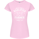 This Is What a Qualified Farmer Looks Like Womens Petite Cut T-Shirt Light Pink