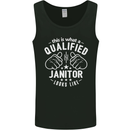 This Is What a Qualified Janitor Looks Like Mens Vest Tank Top Black