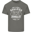 This Is What a Qualified Journalist Looks Like Mens Cotton T-Shirt Tee Top Charcoal