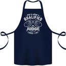 This Is What a Qualified Judge Looks Like Cotton Apron 100% Organic Navy Blue