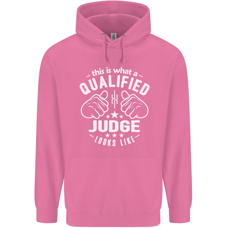This Is What a Qualified Judge Looks Like Mens 80% Cotton Hoodie Azelea