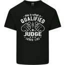 This Is What a Qualified Judge Looks Like Mens Cotton T-Shirt Tee Top Black