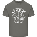 This Is What a Qualified Judge Looks Like Mens Cotton T-Shirt Tee Top Charcoal