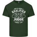 This Is What a Qualified Judge Looks Like Mens Cotton T-Shirt Tee Top Forest Green