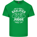This Is What a Qualified Judge Looks Like Mens Cotton T-Shirt Tee Top Irish Green