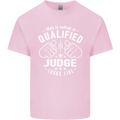 This Is What a Qualified Judge Looks Like Mens Cotton T-Shirt Tee Top Light Pink