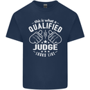 This Is What a Qualified Judge Looks Like Mens Cotton T-Shirt Tee Top Navy Blue