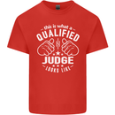 This Is What a Qualified Judge Looks Like Mens Cotton T-Shirt Tee Top Red
