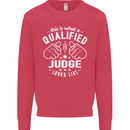 This Is What a Qualified Judge Looks Like Mens Sweatshirt Jumper Heliconia