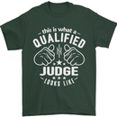 This Is What a Qualified Judge Looks Like Mens T-Shirt Cotton Gildan Forest Green