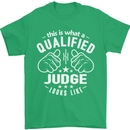 This Is What a Qualified Judge Looks Like Mens T-Shirt Cotton Gildan Irish Green