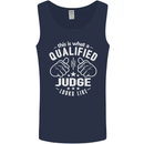 This Is What a Qualified Judge Looks Like Mens Vest Tank Top Navy Blue
