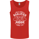 This Is What a Qualified Judge Looks Like Mens Vest Tank Top Red