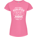 This Is What a Qualified Judge Looks Like Womens Petite Cut T-Shirt Azalea