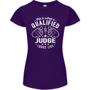 This Is What a Qualified Judge Looks Like Womens Petite Cut T-Shirt Purple