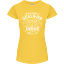 This Is What a Qualified Judge Looks Like Womens Petite Cut T-Shirt Yellow