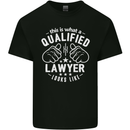 This Is What a Qualified Lawyer Looks Like Mens Cotton T-Shirt Tee Top Black