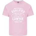 This Is What a Qualified Lawyer Looks Like Mens Cotton T-Shirt Tee Top Light Pink