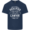 This Is What a Qualified Lawyer Looks Like Mens Cotton T-Shirt Tee Top Navy Blue