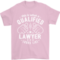 This Is What a Qualified Lawyer Looks Like Mens T-Shirt Cotton Gildan Light Pink