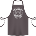 This Is What a Qualified Mechanic Looks Like Cotton Apron 100% Organic Dark Grey