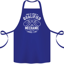 This Is What a Qualified Mechanic Looks Like Cotton Apron 100% Organic Royal Blue