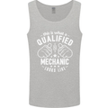 This Is What a Qualified Mechanic Looks Like Mens Vest Tank Top Sports Grey
