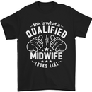 This Is What a Qualified Midwife Looks Like Mens T-Shirt Cotton Gildan Black