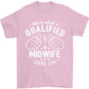 This Is What a Qualified Midwife Looks Like Mens T-Shirt Cotton Gildan Light Pink