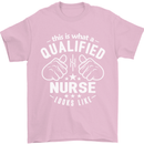 This Is What a Qualified Nurse Looks Like Mens T-Shirt Cotton Gildan Light Pink