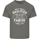 This Is What a Qualified Painter Looks Like Mens Cotton T-Shirt Tee Top Charcoal