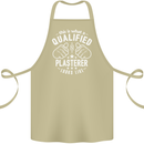 This Is What a Qualified Plasterer Cotton Apron 100% Organic Khaki