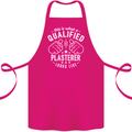 This Is What a Qualified Plasterer Cotton Apron 100% Organic Pink
