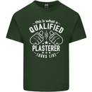This Is What a Qualified Plasterer Mens Cotton T-Shirt Tee Top Forest Green