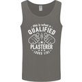 This Is What a Qualified Plasterer Mens Vest Tank Top Charcoal