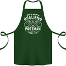 This Is What a Qualified Postman Looks Like Cotton Apron 100% Organic Forest Green