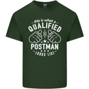 This Is What a Qualified Postman Looks Like Mens Cotton T-Shirt Tee Top Forest Green