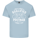 This Is What a Qualified Postman Looks Like Mens Cotton T-Shirt Tee Top Light Blue