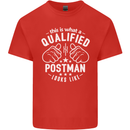 This Is What a Qualified Postman Looks Like Mens Cotton T-Shirt Tee Top Red