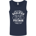 This Is What a Qualified Postman Looks Like Mens Vest Tank Top Navy Blue