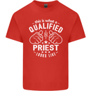 This Is What a Qualified Priest Looks Like Mens Cotton T-Shirt Tee Top Red