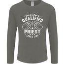 This Is What a Qualified Priest Looks Like Mens Long Sleeve T-Shirt Charcoal