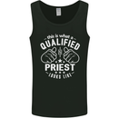 This Is What a Qualified Priest Looks Like Mens Vest Tank Top Black