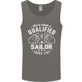 This Is What a Qualified Sailor Looks Like Mens Vest Tank Top Charcoal