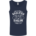 This Is What a Qualified Sailor Looks Like Mens Vest Tank Top Navy Blue