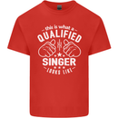 This Is What a Qualified Singer Looks Like Mens Cotton T-Shirt Tee Top Red